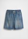 Cotton&ndash;Lyocell Blend Denim Shorts_3