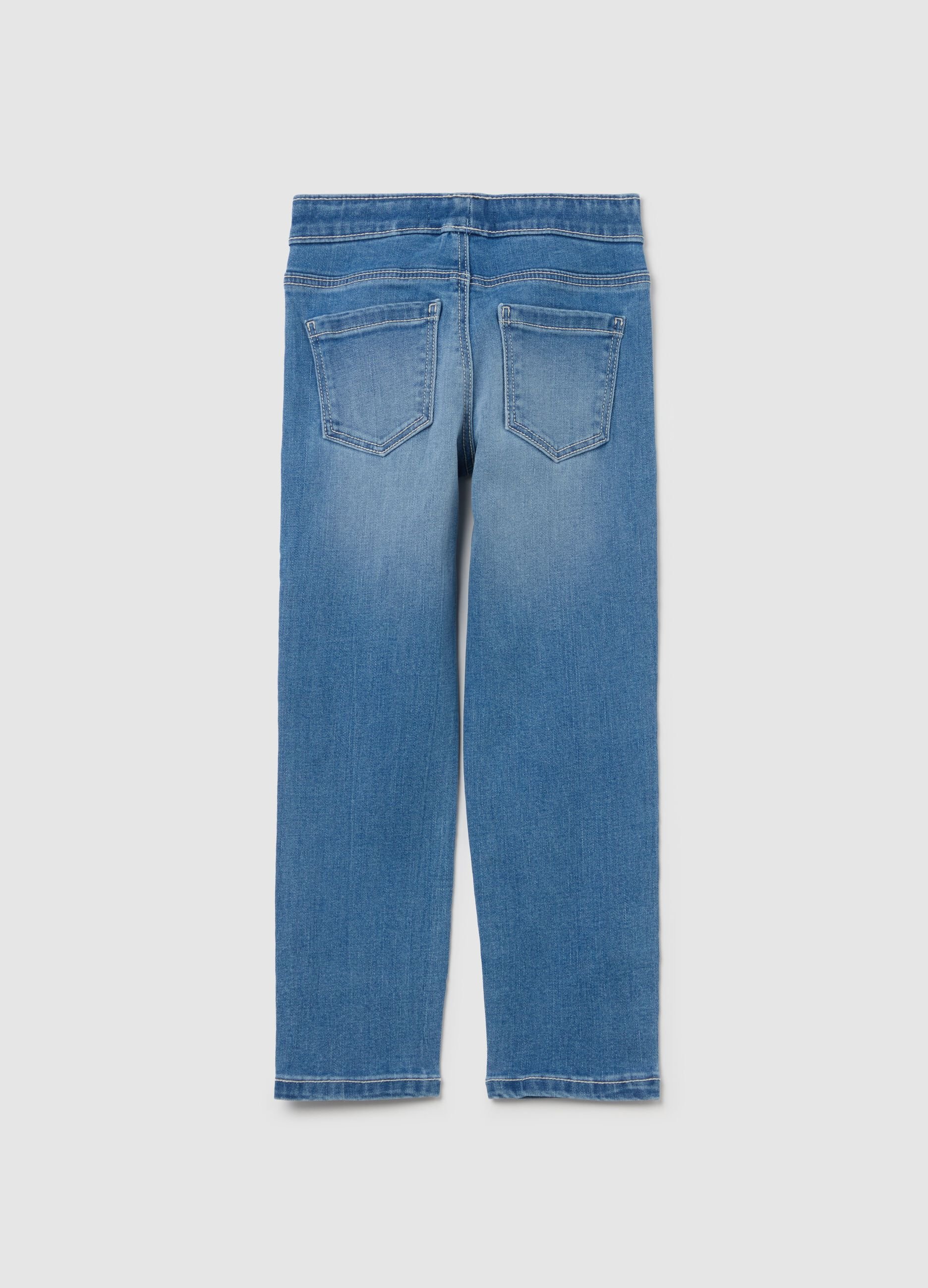 Skinny-fit jeggings with pockets