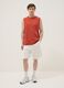 Orange pure cotton vest_1