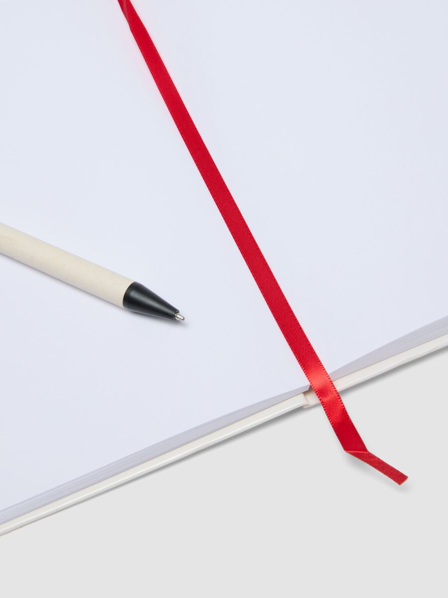 White Mickey & Friends notebook with pen_2