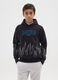 Boys' black regular fit cotton blend sweatshirt_0
