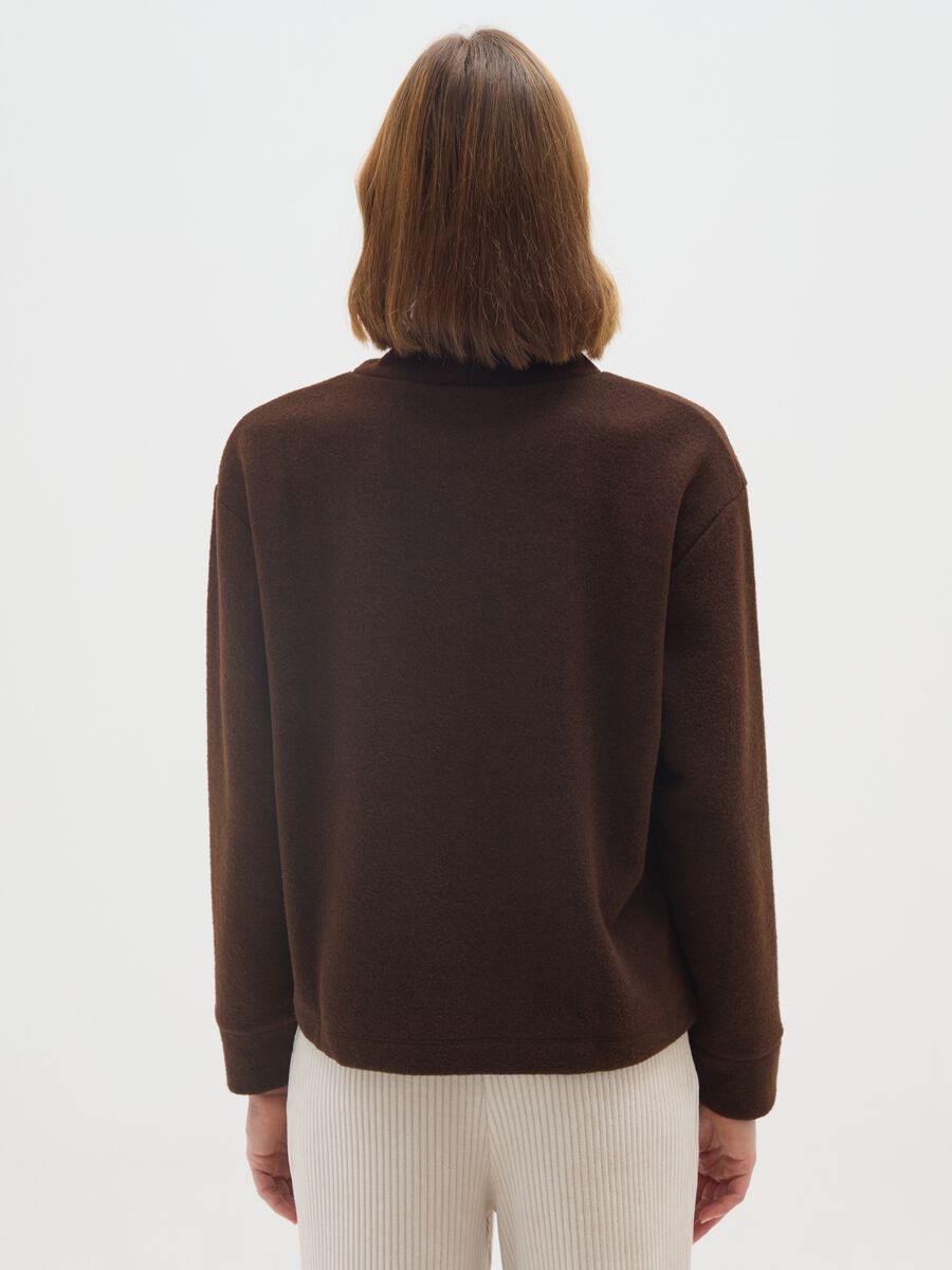 Brauner Rollkragenpullover im Regular Fit_2