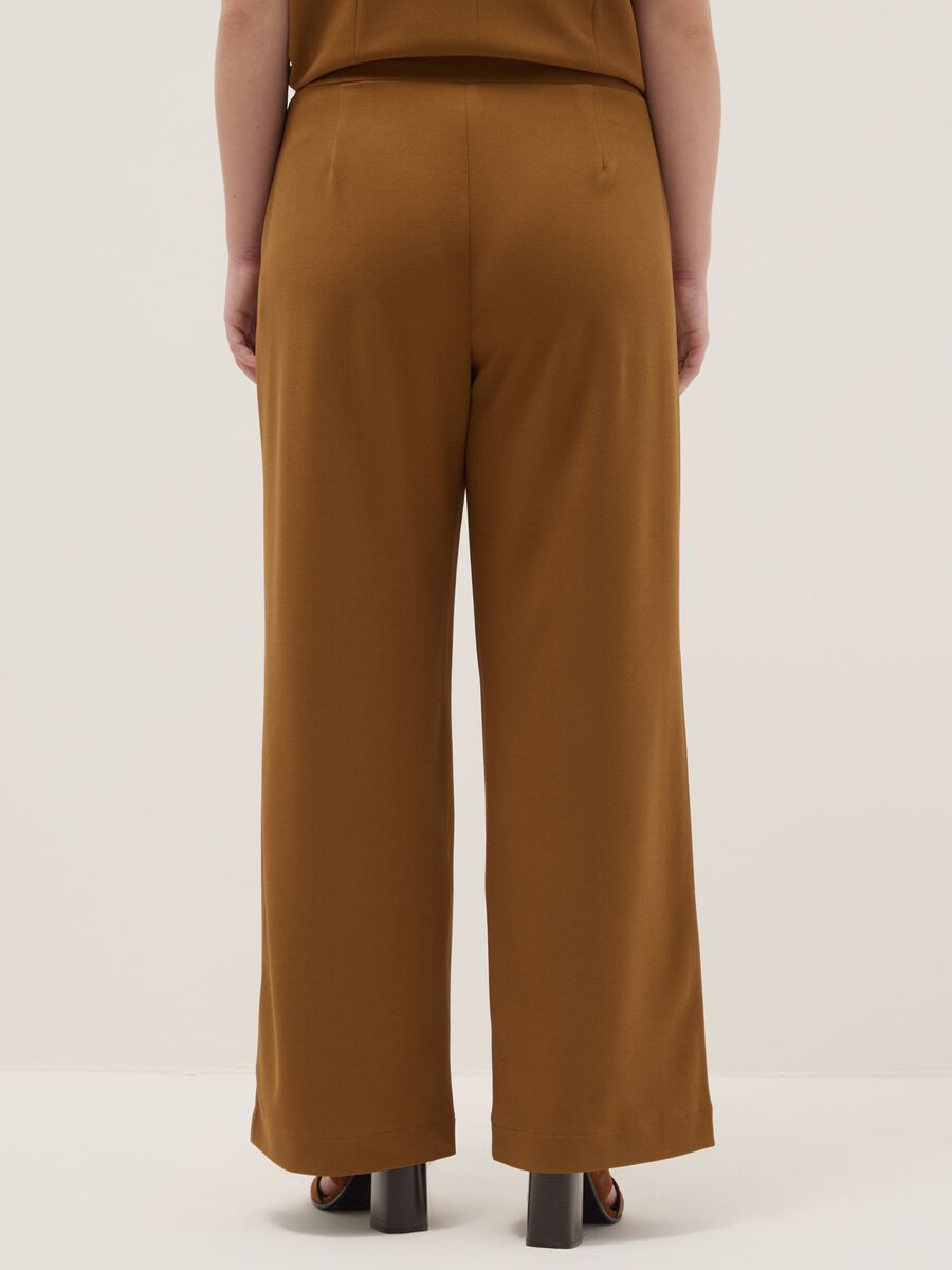 Brown regular fit treggings_2