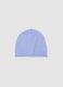 Purple stretch cotton jersey hat with Frozen print for girls_1