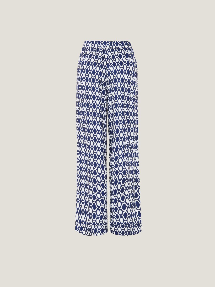 Wide-leg trousers with optical pattern_4