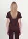 Braunes T-Shirt aus reiner Bio-Baumwolle mit Rundhalsausschnitt, Regular Fit_3