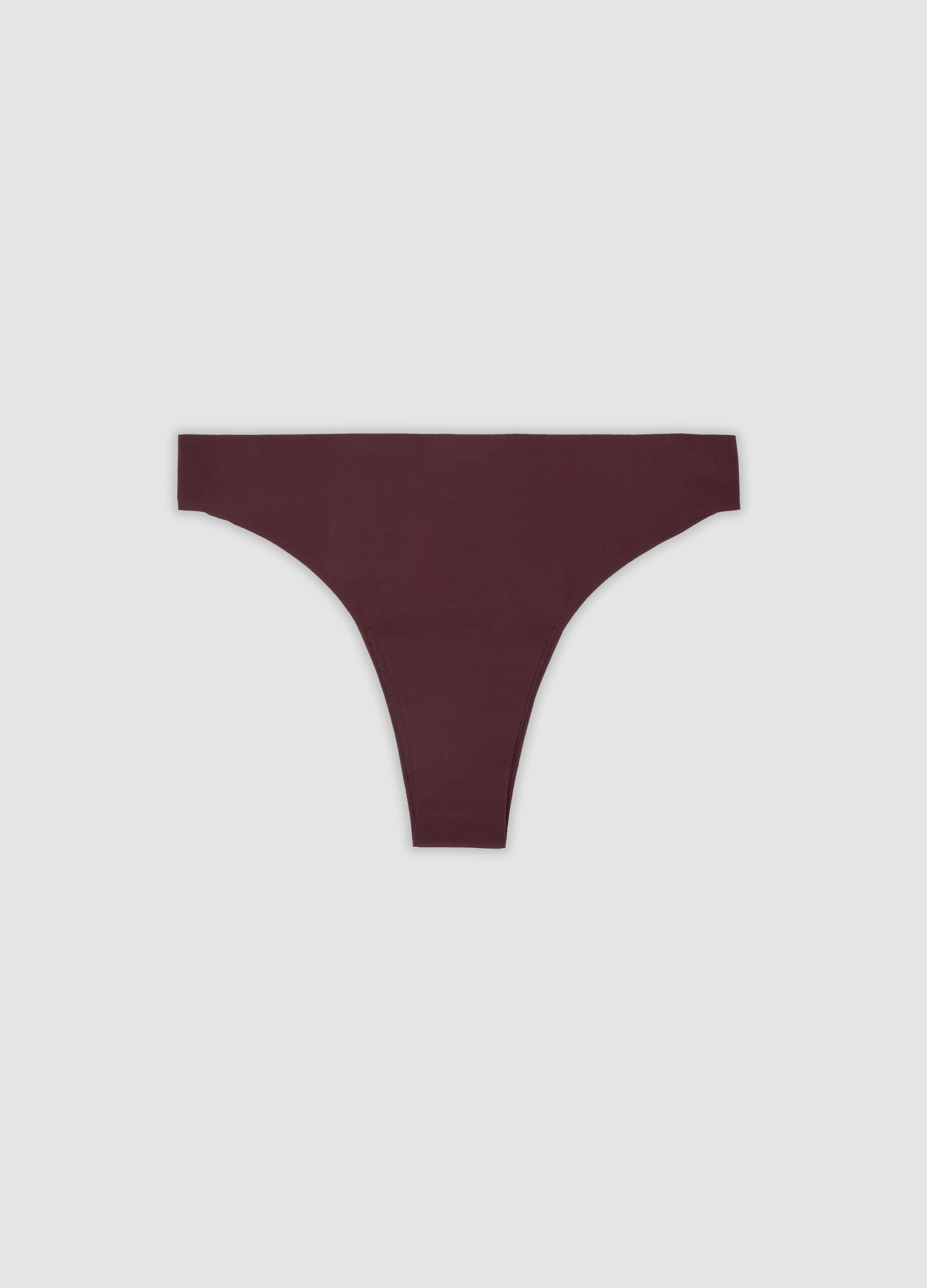 Purple Brazilian briefs in stretch fabric