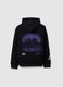 Boy's black pure cotton sweatshirt with Lakers print_4