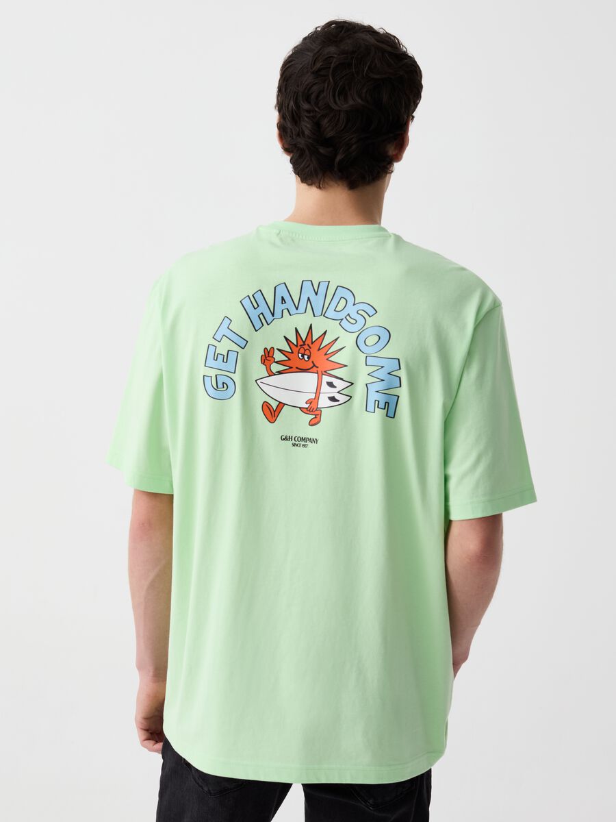 T-shirt in cotone con stampa surf_2