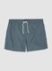 Grey regular-fit swim shorts with drawstring_4