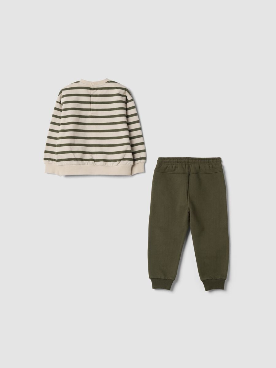 Green pure cotton jogging set with Tom & Jerry print_1