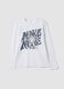 Boys&rsquo; white relaxed-fit T-shirt in pure organic cotton_0