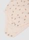 3-pack of multicolour organic cotton bodysuits with print for baby girl_3
