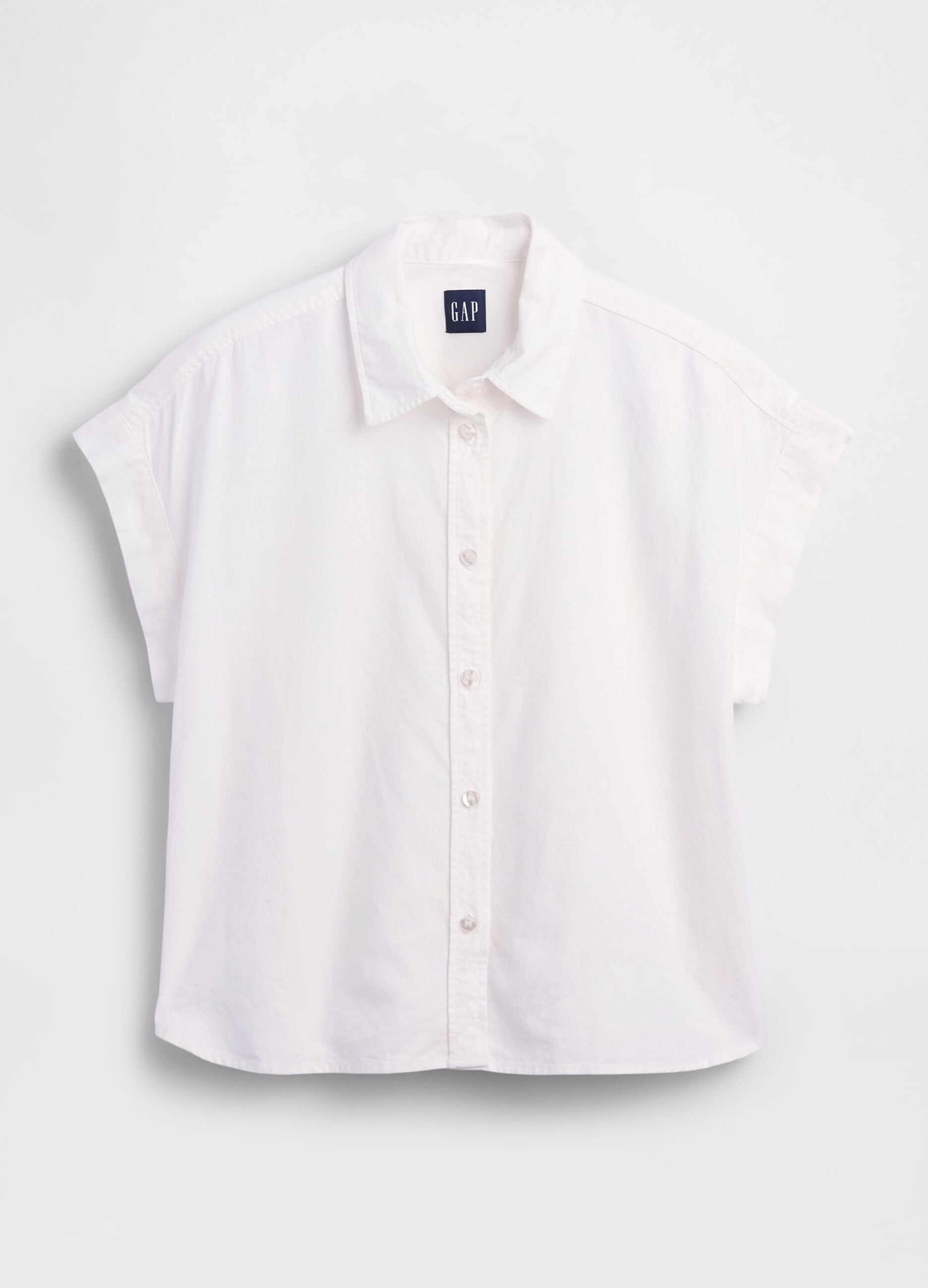 Linen blend shirt