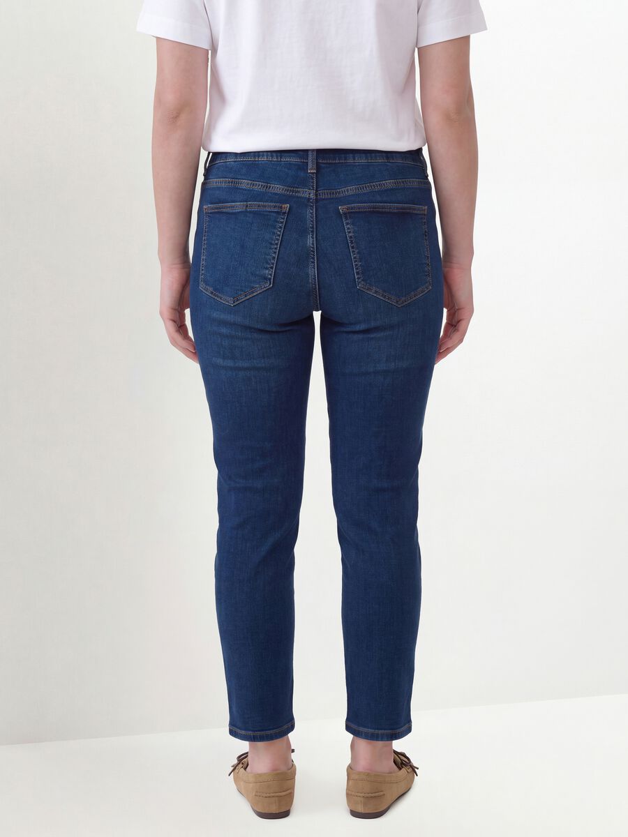 Blue stretch-cotton denim slim-fit jeans_2