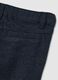 Boys' regular fit blue micro-check trousers_2