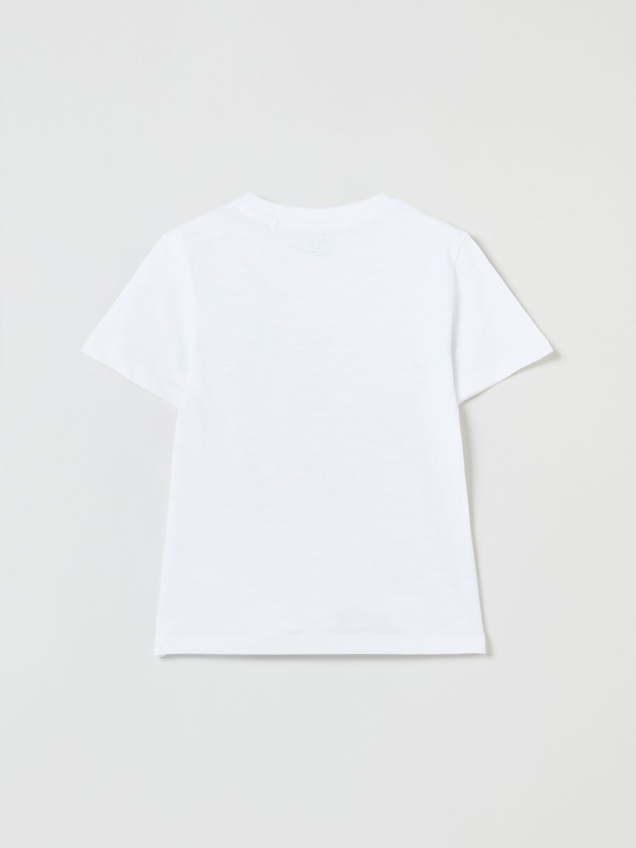 Camiseta de algodón con estampado tiburón_1