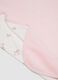 Pink printed organic cotton-blend blanket for baby girl_2