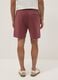 Red cotton-blend regular-fit shorts with drawstring_2