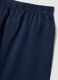 Kurzer blauer Kinderpyjama aus reiner Bio-Baumwolle, Regular Fit_3