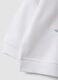 White crew-neck sweatshirt in 100% cotton_3