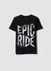 Black short-sleeve organic cotton T-shirt_0