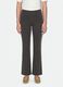 Grey flare trousers in stretch cotton_3