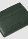 Green genuine leather card holder_1