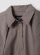 Multicolour stretch-cotton shirt with scarf collar_5