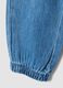 Blaue Denim-Hose aus Baumwoll-Viskose-Mix mit elastischem Bund_3