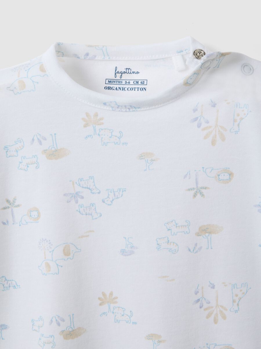 Newborn multicolour cotton romper bipack with designs_2