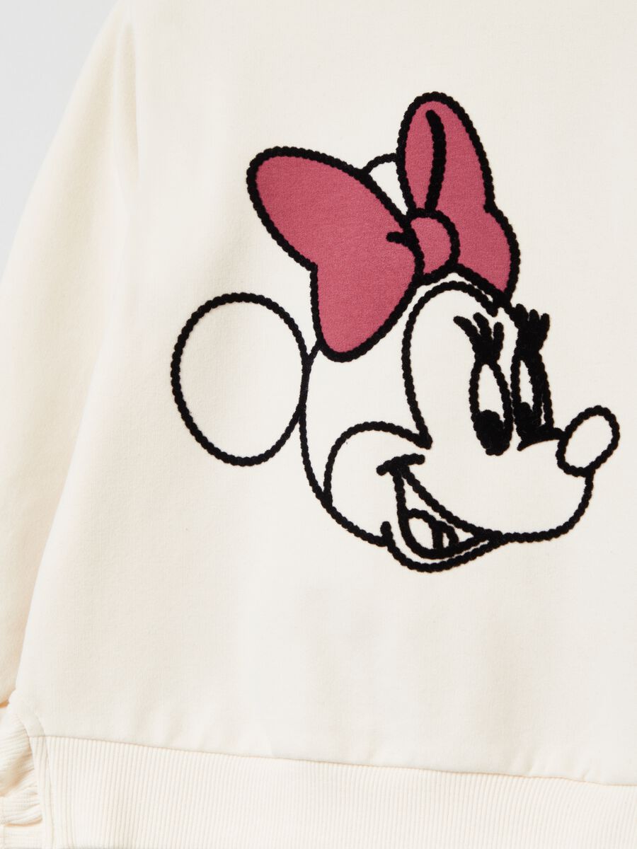 Fleece jogging set with Minnie Mouse embroidery_2