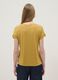 Yellow short-sleeve stretch viscose T-shirt_3
