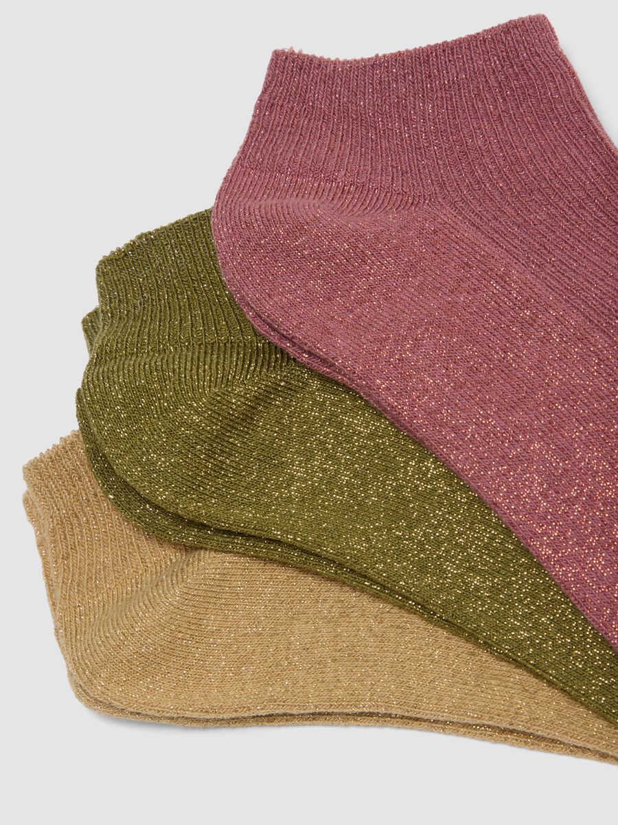 5er-Pack Socken aus Bio-Stretch-Baumwolle mit Glitzer_2