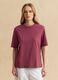 Purple short-sleeved pure cotton T-shirt_2