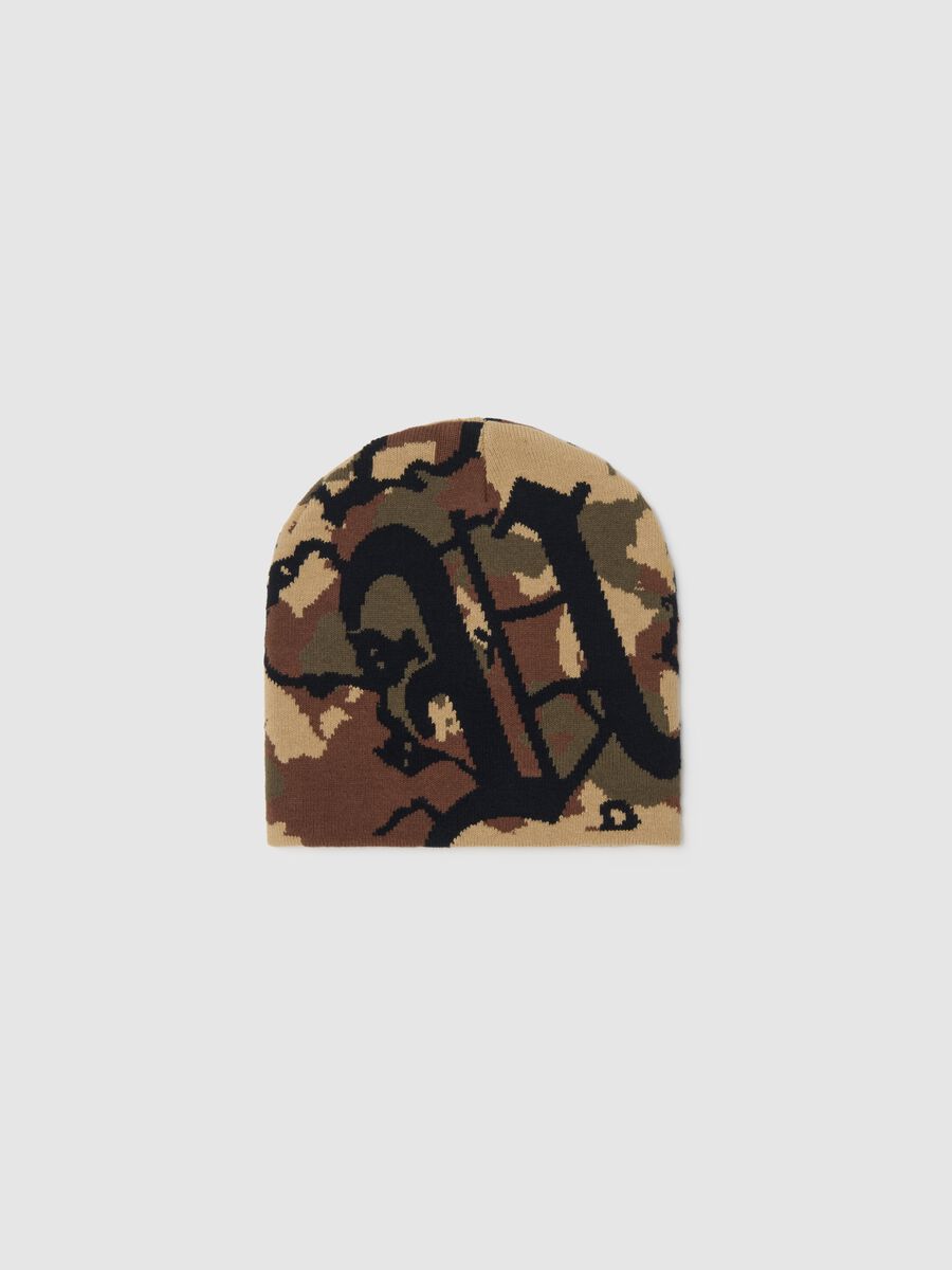 Graphic Camouflage Beanie_0