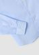 Light blue pure compact cotton shirt with classic collar, slim fit_2