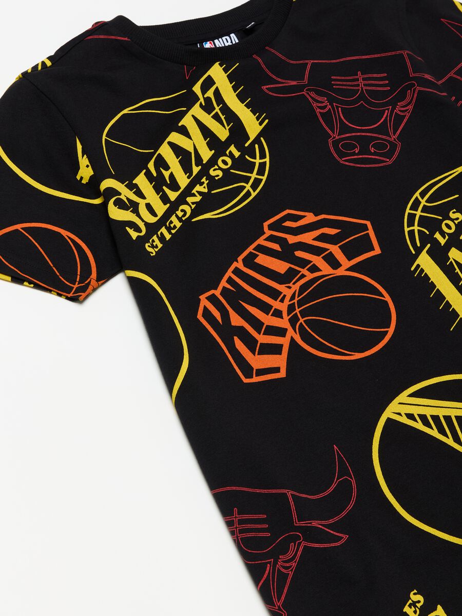 NBA print cotton T-shirt_2