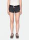 Grey stretch viscose skinny-fit shorts_2