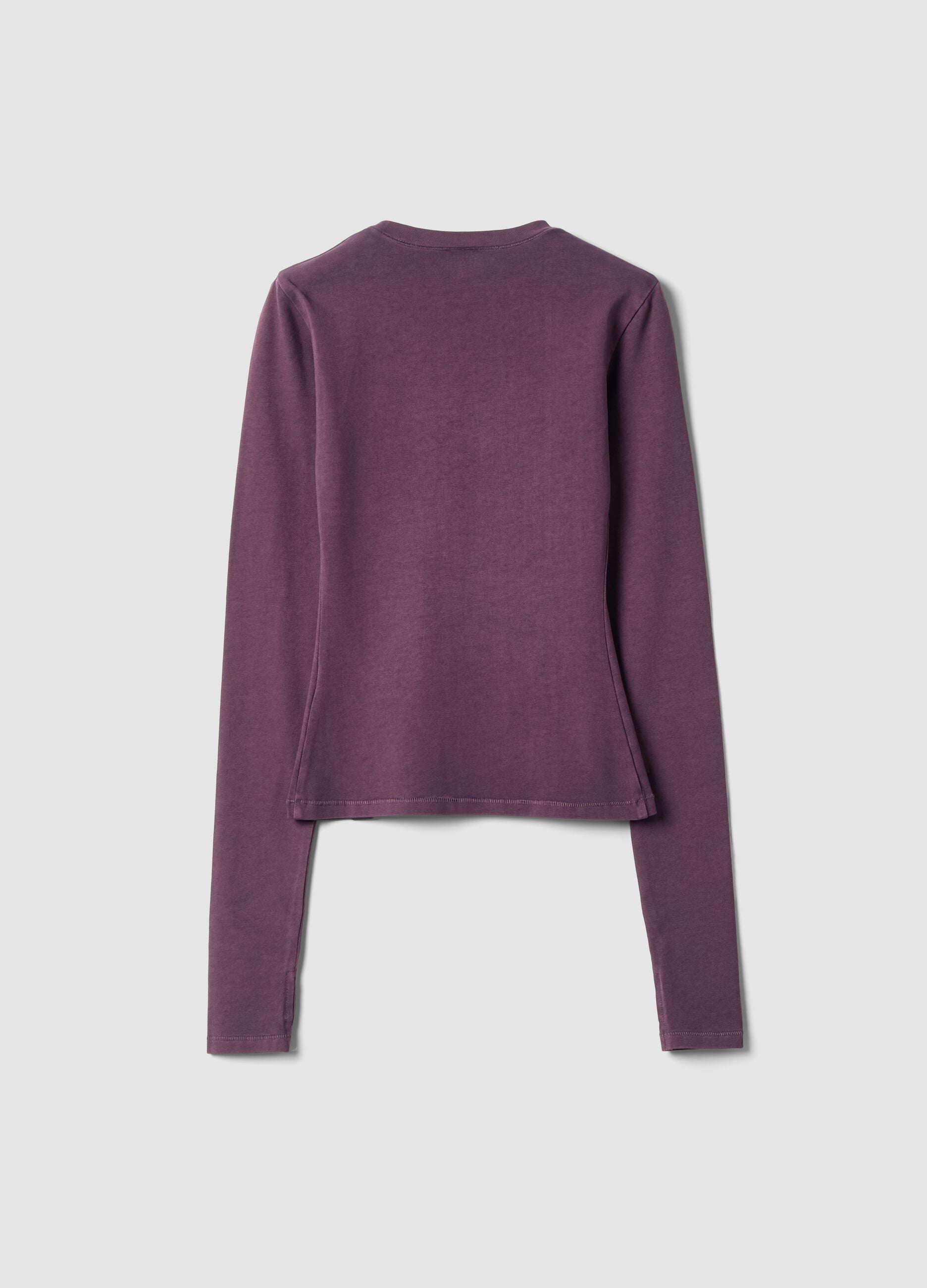 Perfect Longsleeve in Washed Burgundy