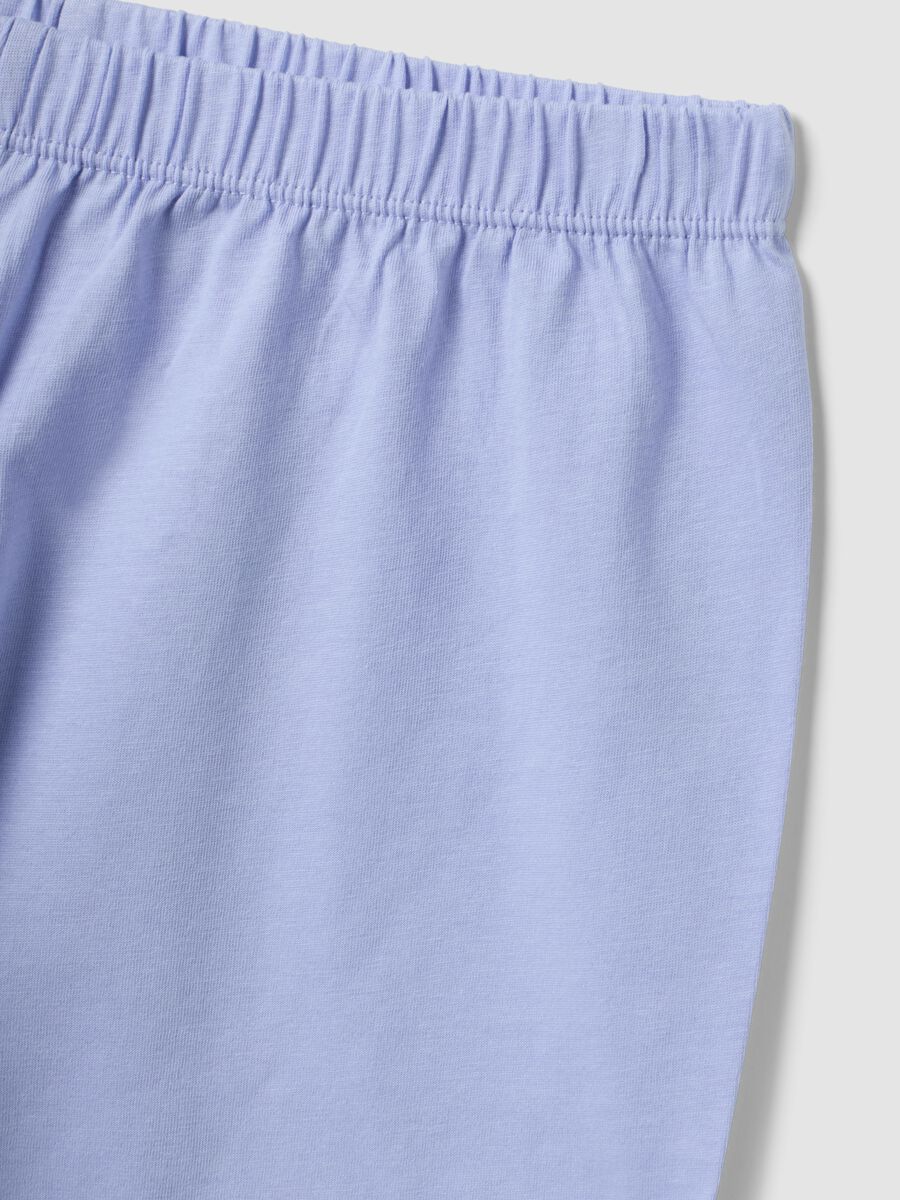 Light blue organic cotton short pyjamas_3