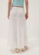 White maxi skirt in pure viscose_3