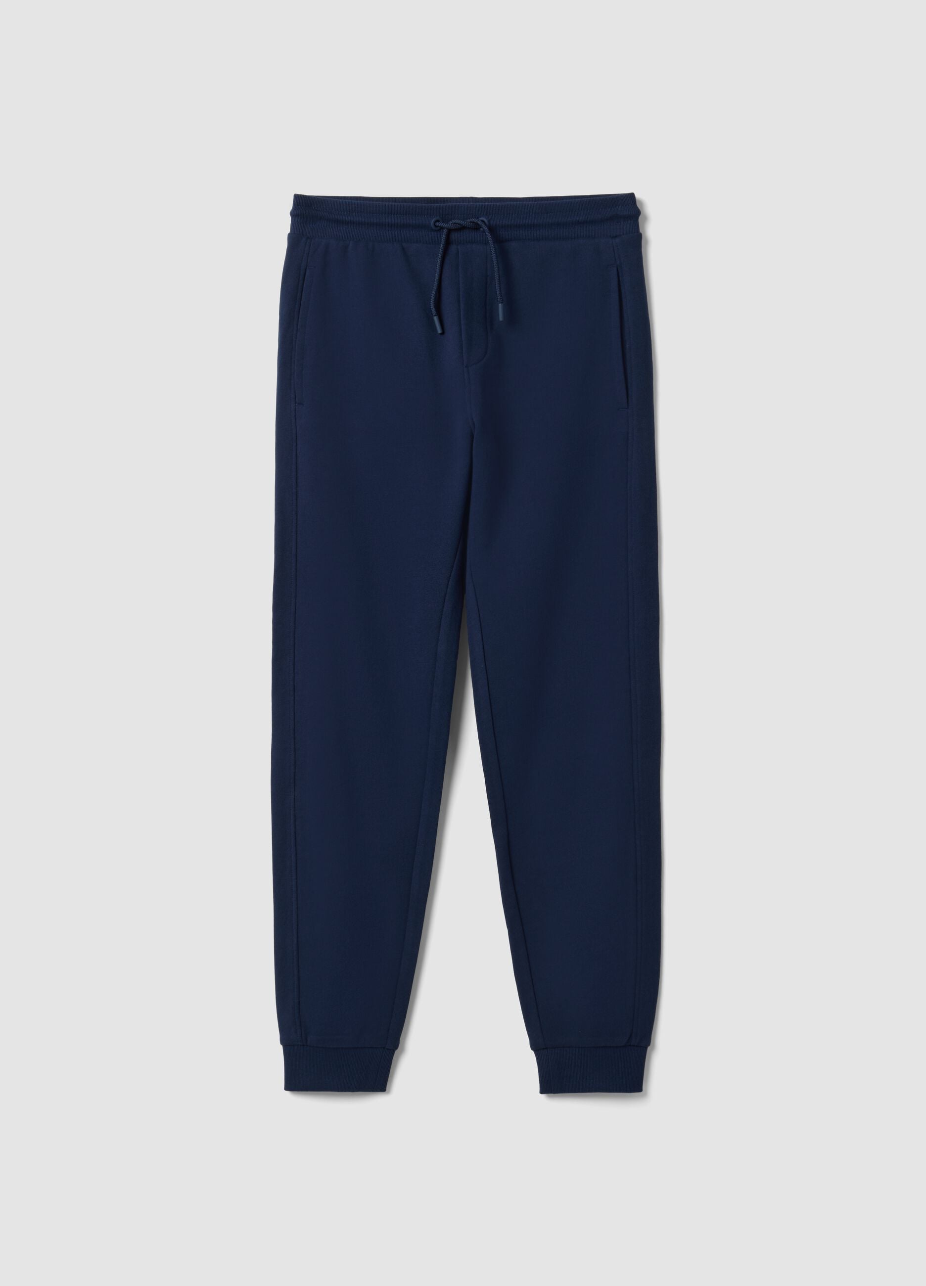 Blaue Joggerhose aus Bio-Baumwolle