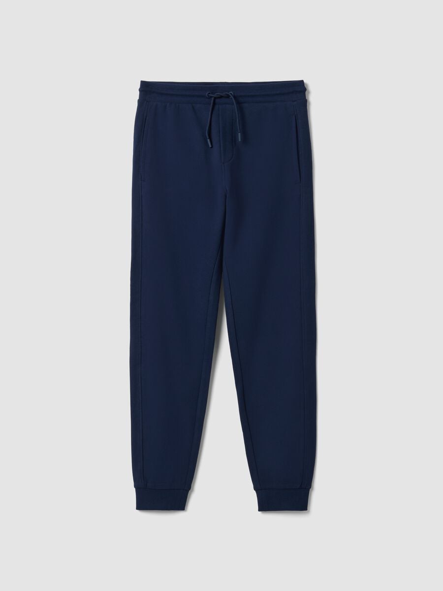 Blaue Joggerhose aus Bio-Baumwolle_0