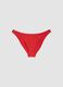 Red stretch-fabric bikini bottoms_0