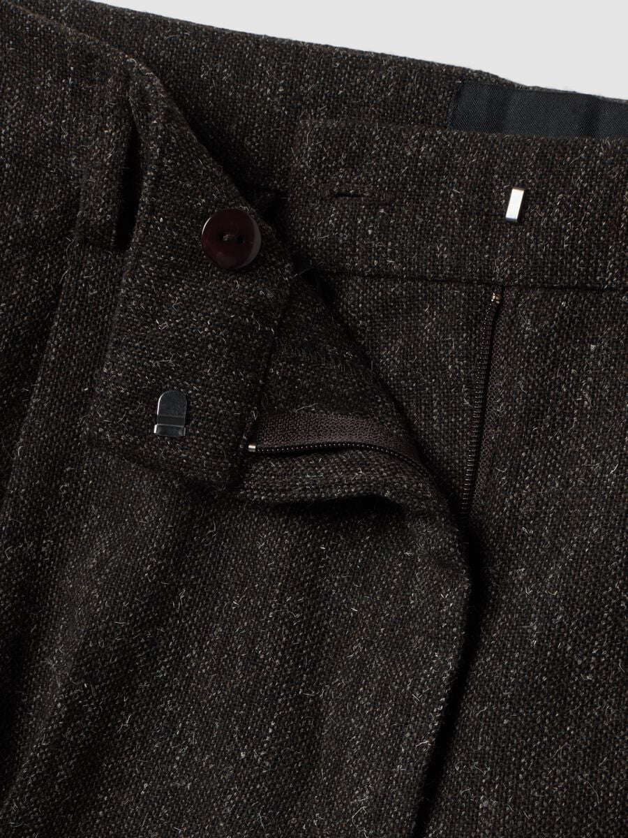 Brown wool and viscose-blend straight-leg trousers_5