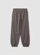 Cal&ccedil;as jogger cinzentas em algod&atilde;o puro, corte oversized, para rapaz_5
