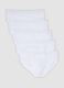 5er-Pack weisse Slips aus elastischer Bio-Baumwolle_4