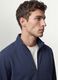 Graues Sweatshirt aus Baumwollmix mit Rundhalsausschnitt und Rei&szlig;verschluss, Regular Fit_0