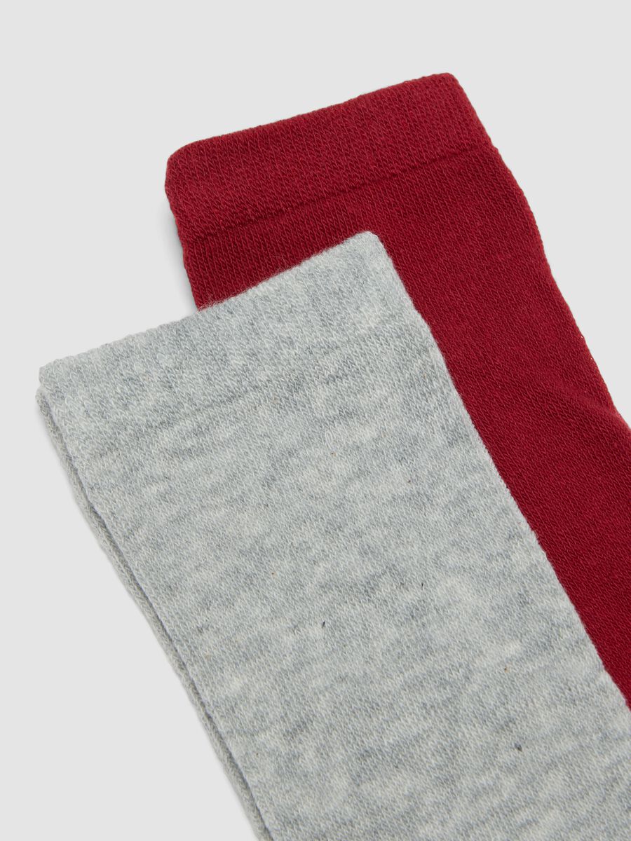 3er-Pack lange, mehrfarbige Socken aus elastischer Bio-Baumwolle_2